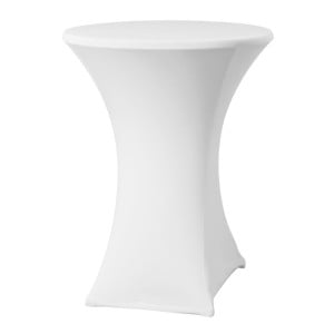 White cover for high table 80-85 cm - HENDI