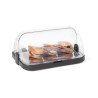 Vitrine Buffet con Tapa Deslizante UNIQ - Negro - HENDI