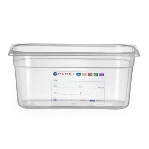 Caja de almacenamiento Gastronorm GN 1/3 - 5,7 L - H 150 mm