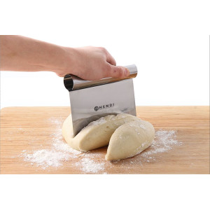 Stainless steel dough cutter - Brand HENDI - Fourniresto