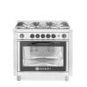 Gas stove - 5 burners with Electric Oven