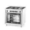 Gas stove - 5 burners with Electric Oven