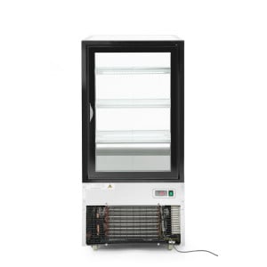 Vitrina refrigerada con 3 estantes inclinados - 300 L