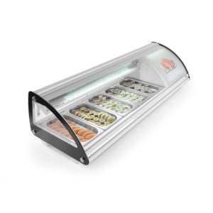 Vitrine à Sushis - 5 x GN 1/3 - 63 L