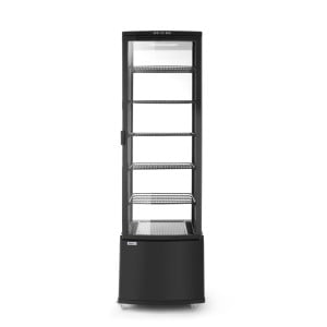 Vitrina refrigerada para pasteles negra - 280 L