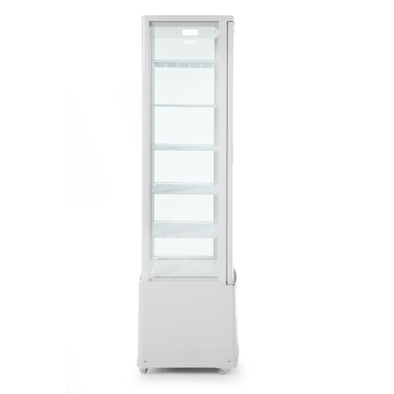 Vitrina refrigerada para pasteles blanca - 280 L