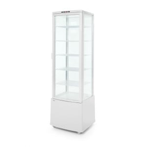 Vitrina refrigerada para pasteles blanca - 280 L