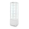 Vitrina refrigerada para pasteles blanca - 280 L