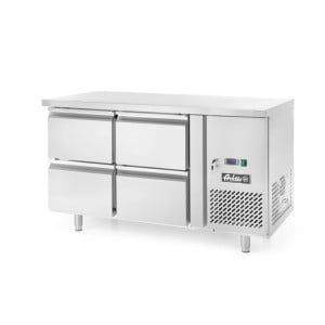 Réfrigérateur comptoir avec quatre tiroirs Profi LIne 280L - Marque HENDI - Fourniresto