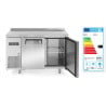 Congelador de mostrador con dos puertas Kitchen Line 220L - Marca HENDI - Fourniresto