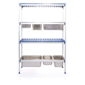 Aluminum shelf - GN 1/1