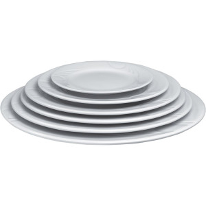 Plato llano de porcelana Karizma - 160 mm de diámetro