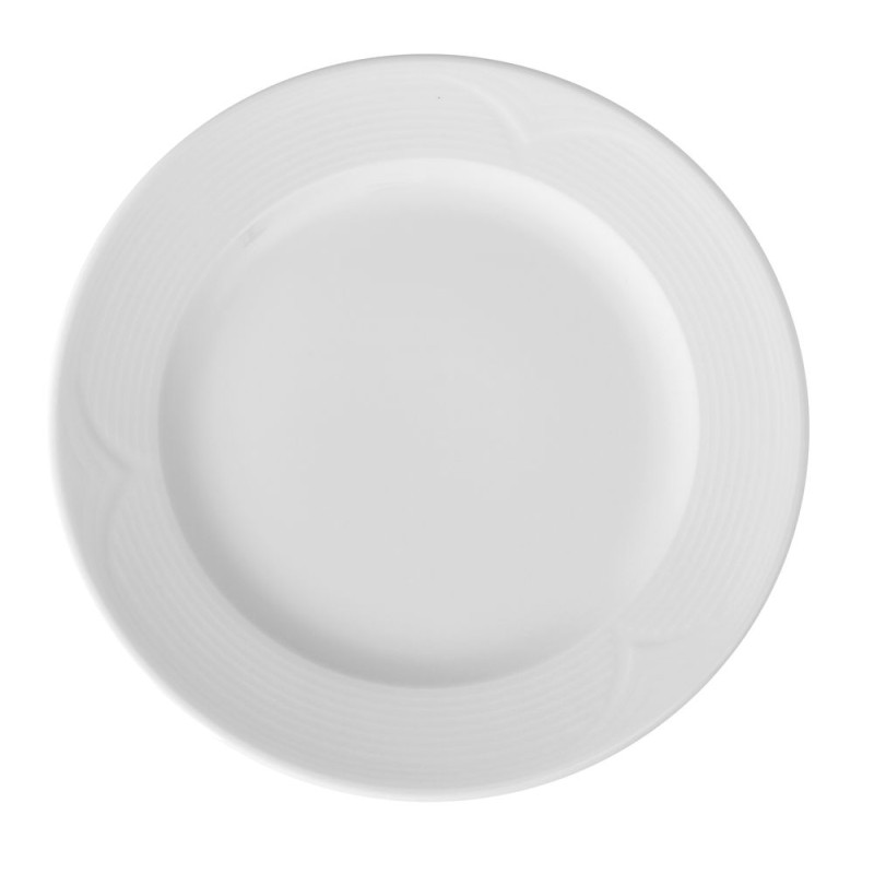 Assiette Plate en Porcelaine Saturn - 260 mm de Diamètre