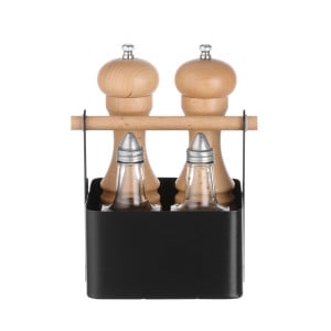 Black Table Cutlery Holder - 170 x 130 mm