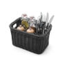 Cutlery Basket - 4 Compartments - Black