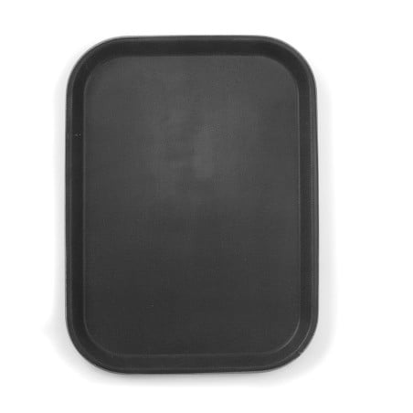 Plateau Rectangulaire en Polypropylène - Noir - 255 x 355 mm