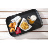 Bandeja rectangular de polipropileno - Negro - 530 x 325 mm - Hendi