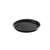 Plateau Rond à Bord Haut en Polypropylène - Noir - 320 mm de Diamètre