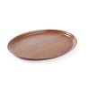 Plato de madera ovalado - 200 x 265 mm - Marca HENDI - Fourniresto