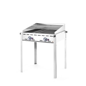 Barbacoa de gas profesional Green Fire con 2 quemadores - Marca HENDI