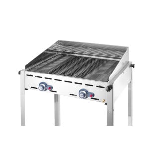 Parrilla de hierro fundido para barbacoa de gas profesional - GN 1/1 - HENDI