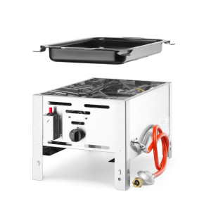 Barbacoa de gas profesional para colocar Bake-Master Mini - Marca HENDI