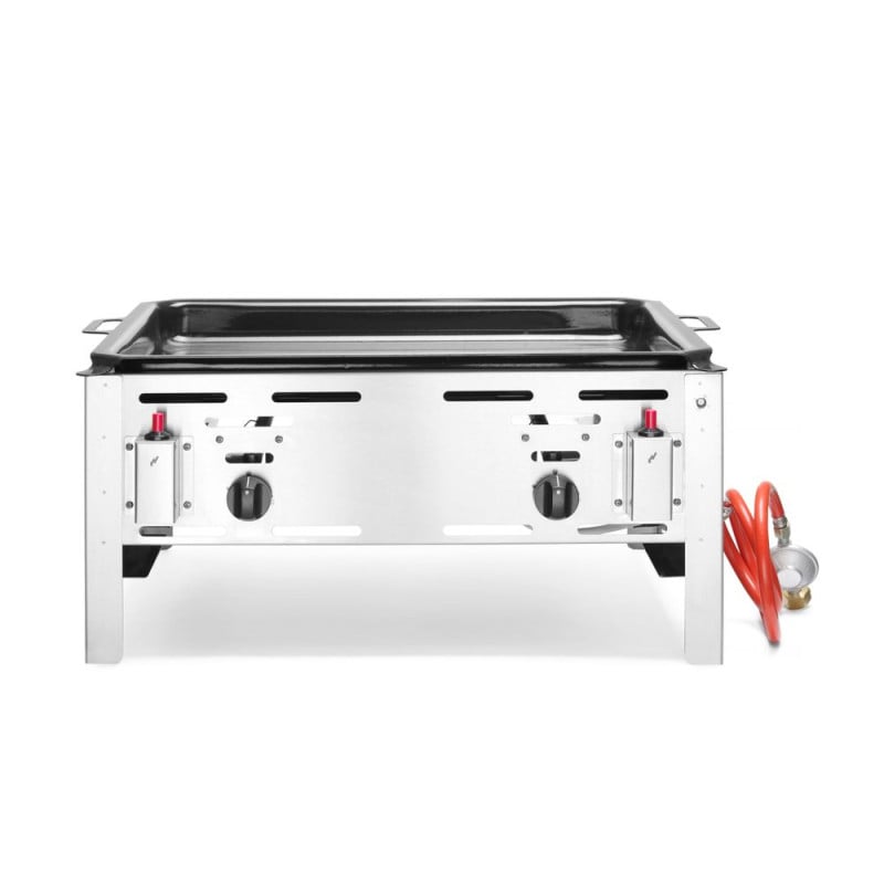 Barbacoa de gas profesional para colocar Bake-Master Maxi - Marca HENDI