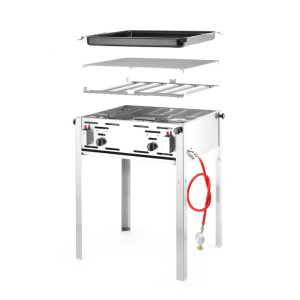 Barbacoa de gas profesional Grill-Master Maxi - Marca HENDI - Fourniresto