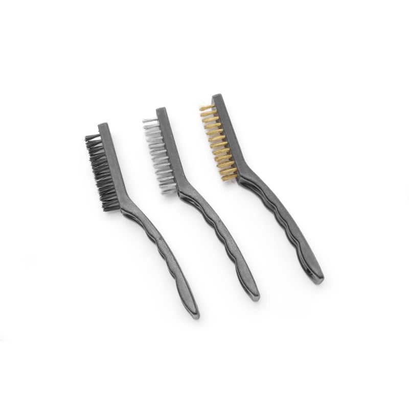 Set de brosses métalliques étroites - 3 pièces - Marque HENDI - Fourniresto