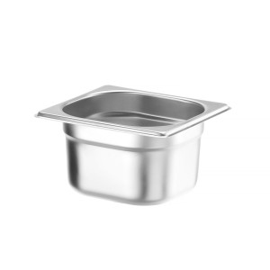 Bac Gastro GN 1/6 Inox - Profundidad 100 mm - 1,6 L - FourniResto