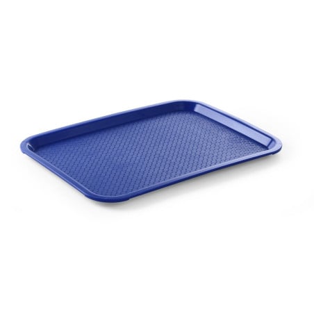 Rectangular Fast-Food Tray Blue - 415 x 305 mm