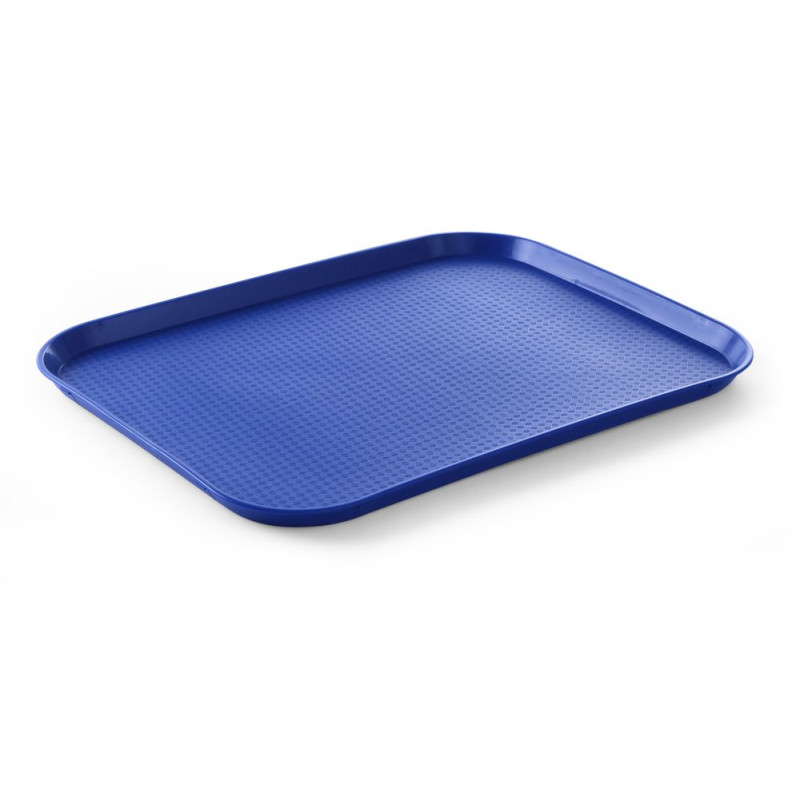 Bandej Rectangular Fast Food - Modelo Grande 450 x 350 mm - Azul