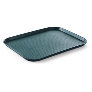 Bandejarectangular de comida rápida - Modelo grande 450 x 350 mm - Verde