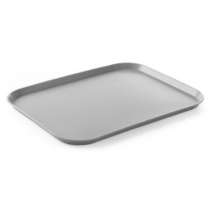 Bandej Rectangular FastFood - Modelo Grande 450 x 350 mm - Gris