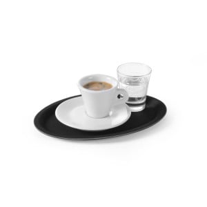 Plateau de Service Ovale Fibre de Verre - 160 x 230 mm