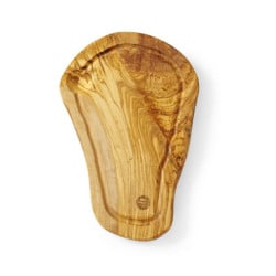 Tabla de cortar con canal de madera de olivo - 300 x 210 mm - Hendi