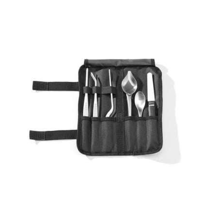 Set de 6 Dressage Chef en Satiné HENDI : contrôle total pour assiettes, gâteaux et sushis.