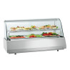 Vitrina refrigerada profesional GN 3/1 con cristal curvo