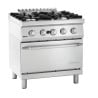 Four-burner stove with gas oven GN 2/1 Series 700