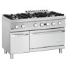 Fourneau 6 Fuegos con Horno a Gas GN 2/1 y Armario Serie 700
