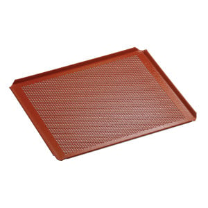 Perforated silicone-coated GN 2/3 cooking plate