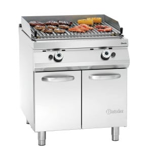 Parrilla de piedras de lava a gas Profesional Bartscher Serie 900 - Parrilla V