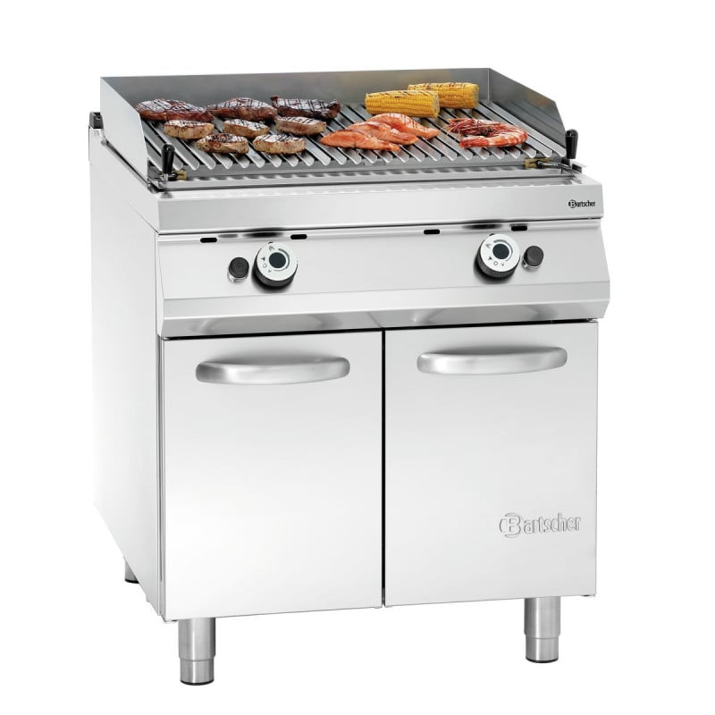 Parrilla de piedras de lava a gas Profesional Bartscher Serie 900 - Parrilla V Parrilla de piedras de lava a gas Profesional Bartscher Serie 900 - Parrilla V