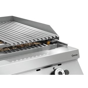 Parrilla de piedras de lava a gas Profesional Bartscher Serie 900 - Parrilla V