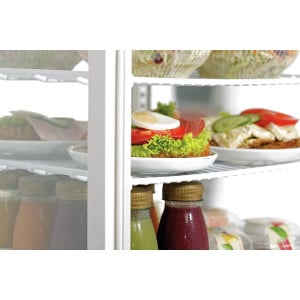 Vitrina refrigerada profesional Bartscher Mini - 78 L Blanca