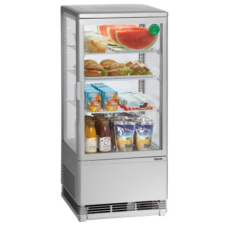 Vitrina refrigerada profesional Bartscher - 78 L plata