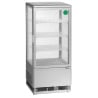 Vitrina refrigerada profesional Bartscher - 78 L plata