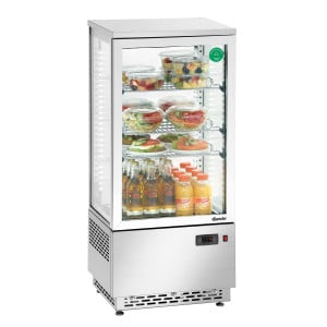 Vitrina refrigerada profesional Bartscher - 78 L acero inoxidable