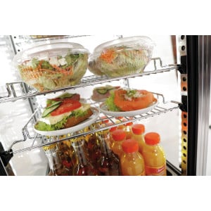 Vitrina refrigerada profesional Bartscher - 78 L acero inoxidable