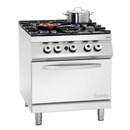 Horno de 4 quemadores serie 900 - Horno a Gas GN 2/1 de la marca Bartscher